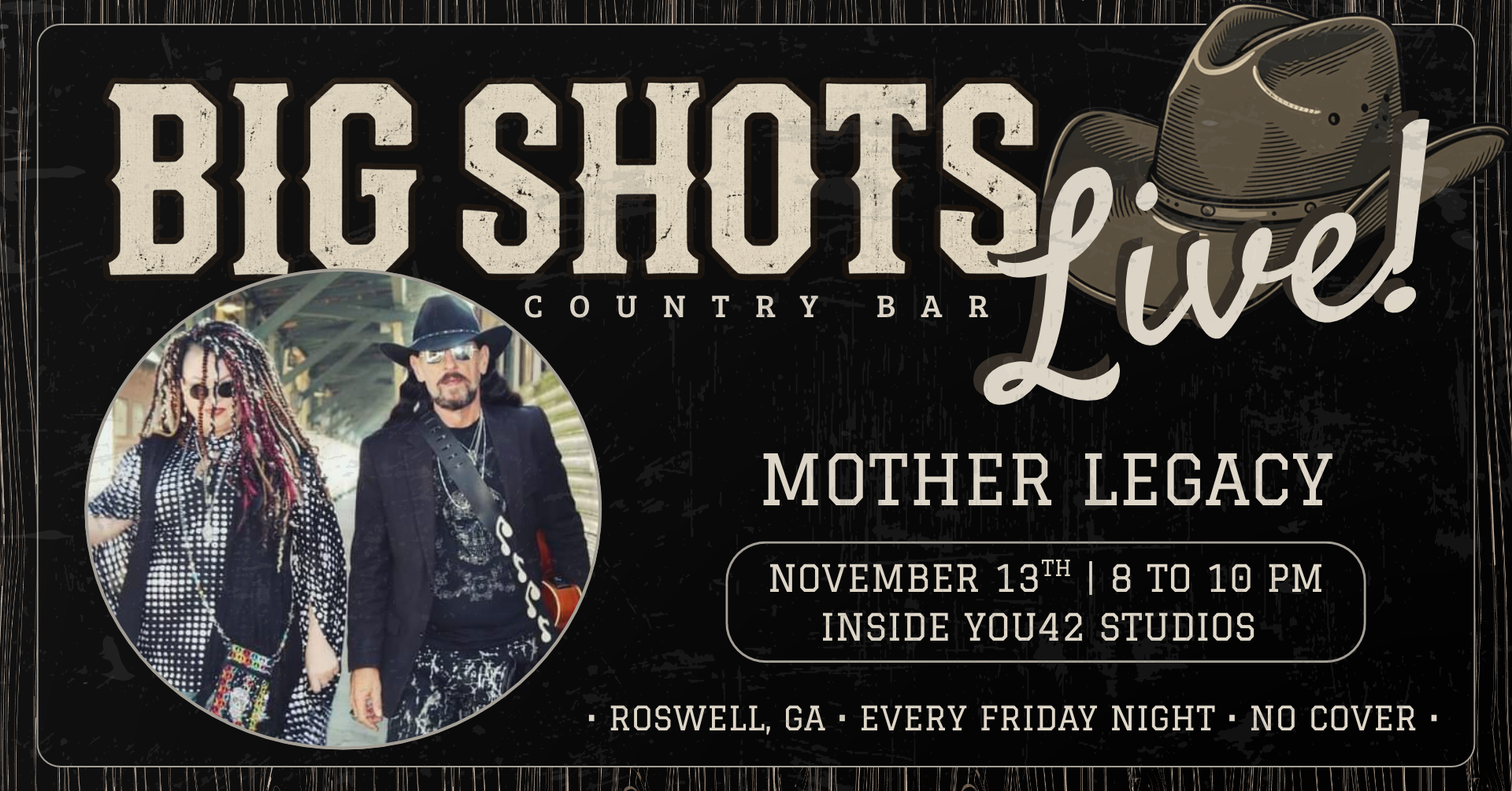 Big Shots LIVE! — Mother Legacy | FREE CONCERT SERIES official event graphic