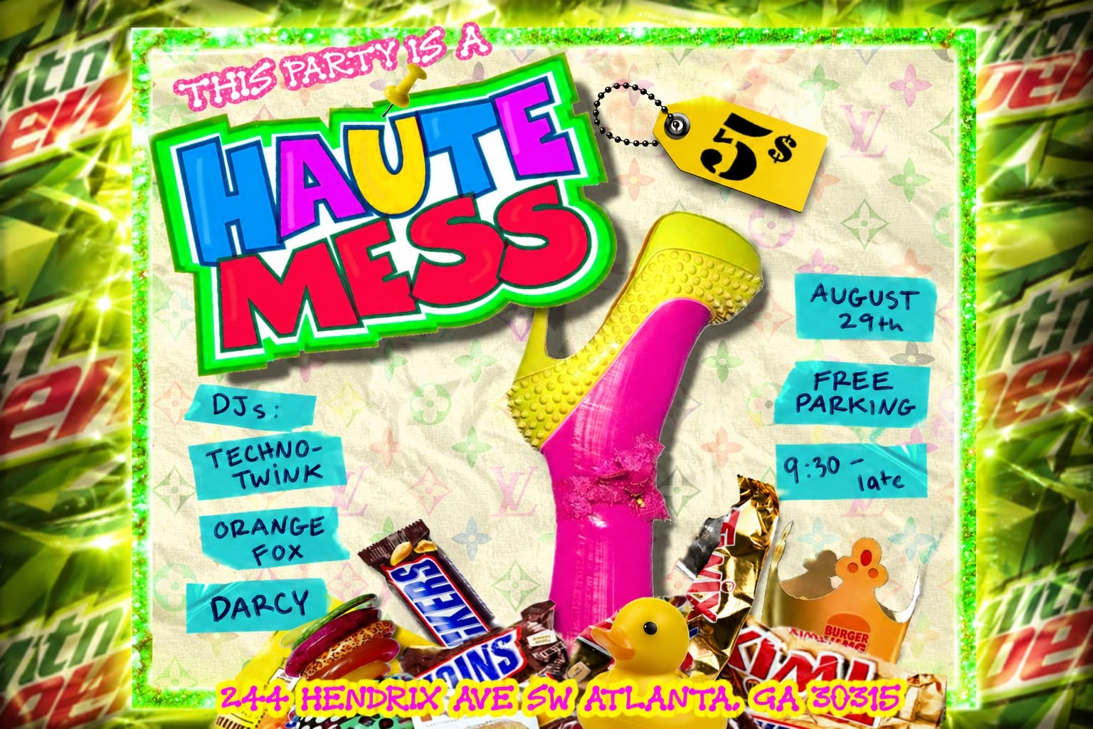 Haute Mess | Underground Rave official event graphic