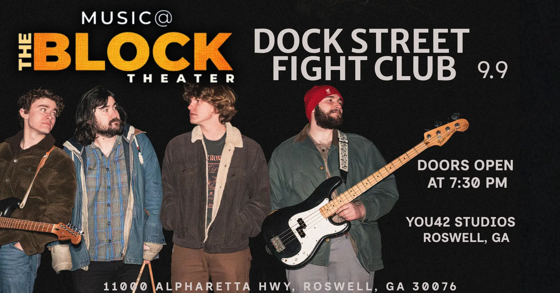 Dock Street Fight Club at The Block Theater official event graphic