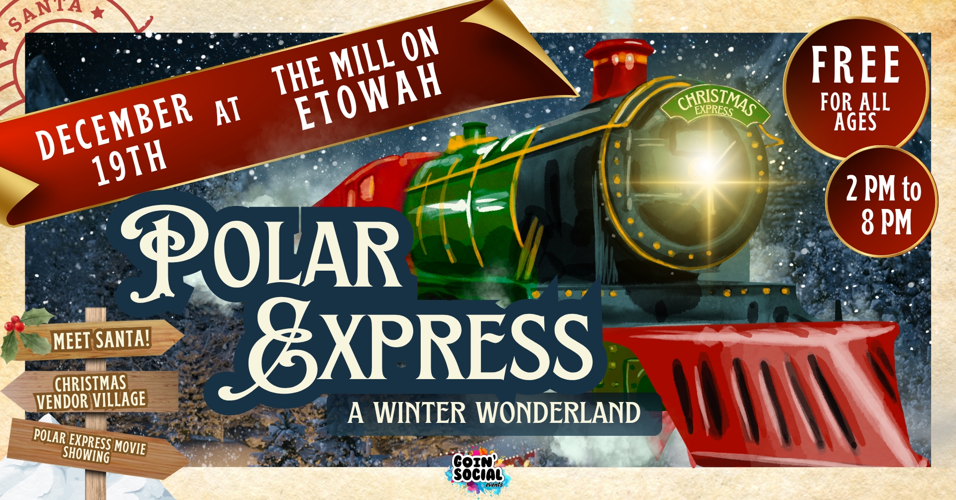 Polar Express: A Winter Wonderland Festival 2026 official event graphic